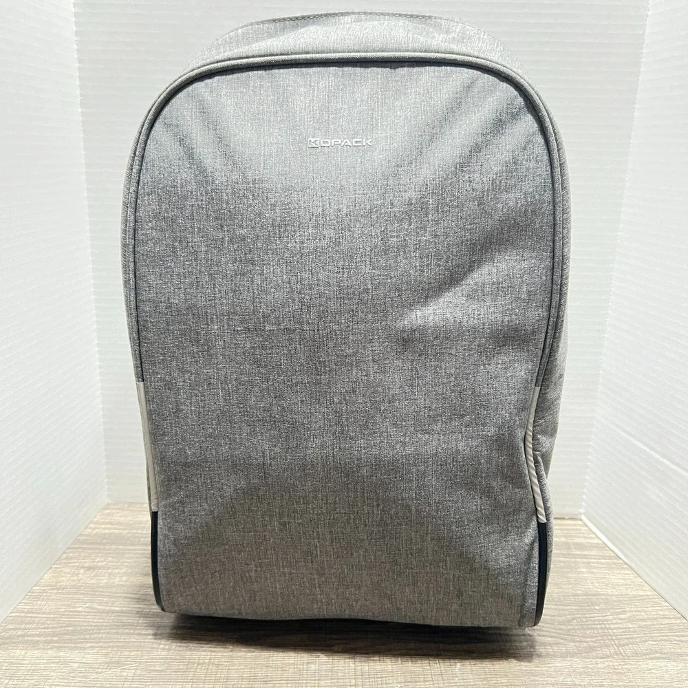 Kopack Laptop Backpack USB Charging Port Anti-Theft‎ Grey Travel Work Bag